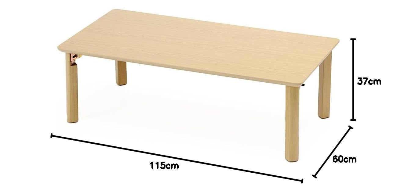 Amazon｜カインズ(CAINZ) リビングテーブル ナチュラル 幅115cm 奥行