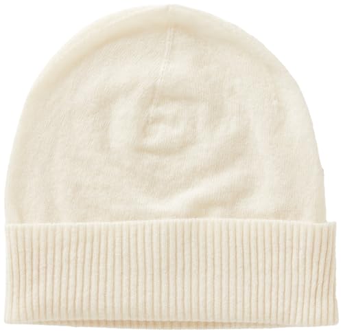 United Colors of Benetton Bonnet en Tricot, Blanc, Taille Unique