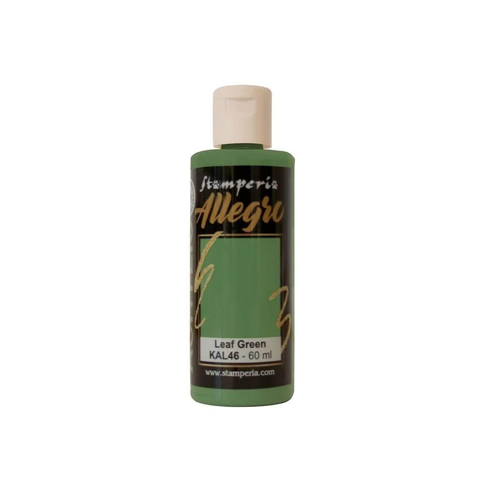 Stamperia Leaf Green Kal46 Allegro Acrylic Paint 60Ml