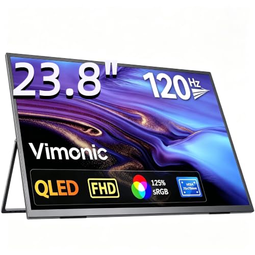 Amazon.co.jp: モバイルモニター23.8インチ QLED モバイルディスプレイ