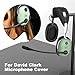 BOEEA Microphone Cover Compatible with David Clark M7A Mic Cover, M-4 / M-7 / H10 / H20 /DC PRO-X2 / PRO-2 / DC ONE-X ENC Headset Aviation Microphone Replacement Pop Filter Protector, Black