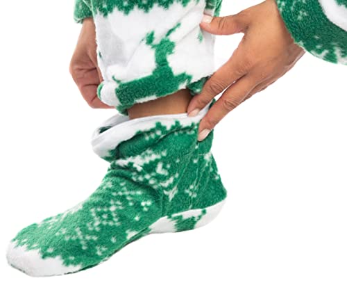 Image of Forever Lazy Footed Adult Onesies, One-Piece Pajama Jumpsuits for Men and Women, Unisex. with Detachable Feet.