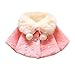 Weixinbuy Kids Girls Faux Fur Fleece Lapel Coat Winter Warm Jacket