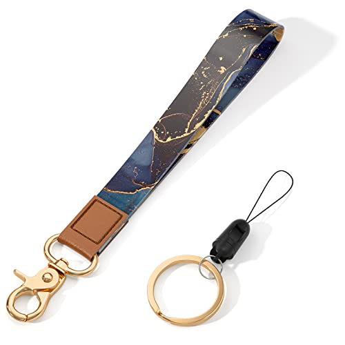 Image of Wrist Lanyard Key Chain, Wristlet Strap Keychain Holder for Women Men Car Keys Wallet Card Phone