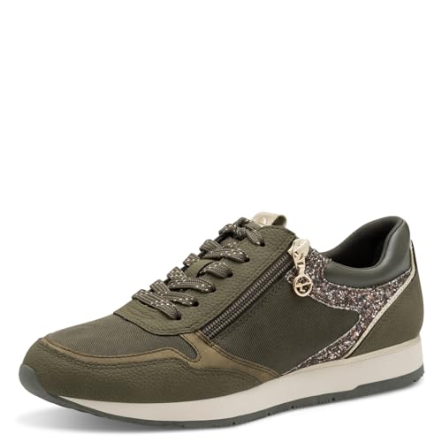 Tamaris Damen 1-23603-42 Sneaker Schuhe, Damenschuhe, Olive Comb, 40 EU