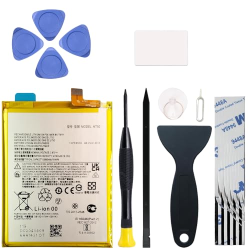 Image of New NT50 Battery Replacement for Moto Edge 20 Lite (XT2139) / Edge 20 Fusion, with Repair Toolkit