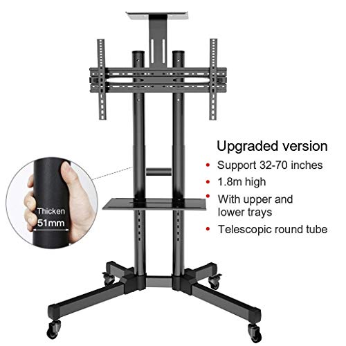 Soporte Universal para TV de 32-70 pulgadas con ruedas miniatura 3
