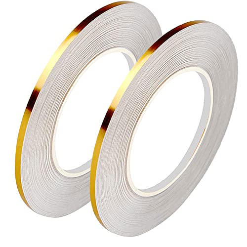 Yuuzue Tile Stickers Decorative Floor Wall Sticker 0.2 Inch X 164 Ft Foil Line Peel And Stick Adhesive Waterproof Gap Cover For Kitchen Bathroom Living Room Bedroom (1Pc Roll) Gold #TOP1