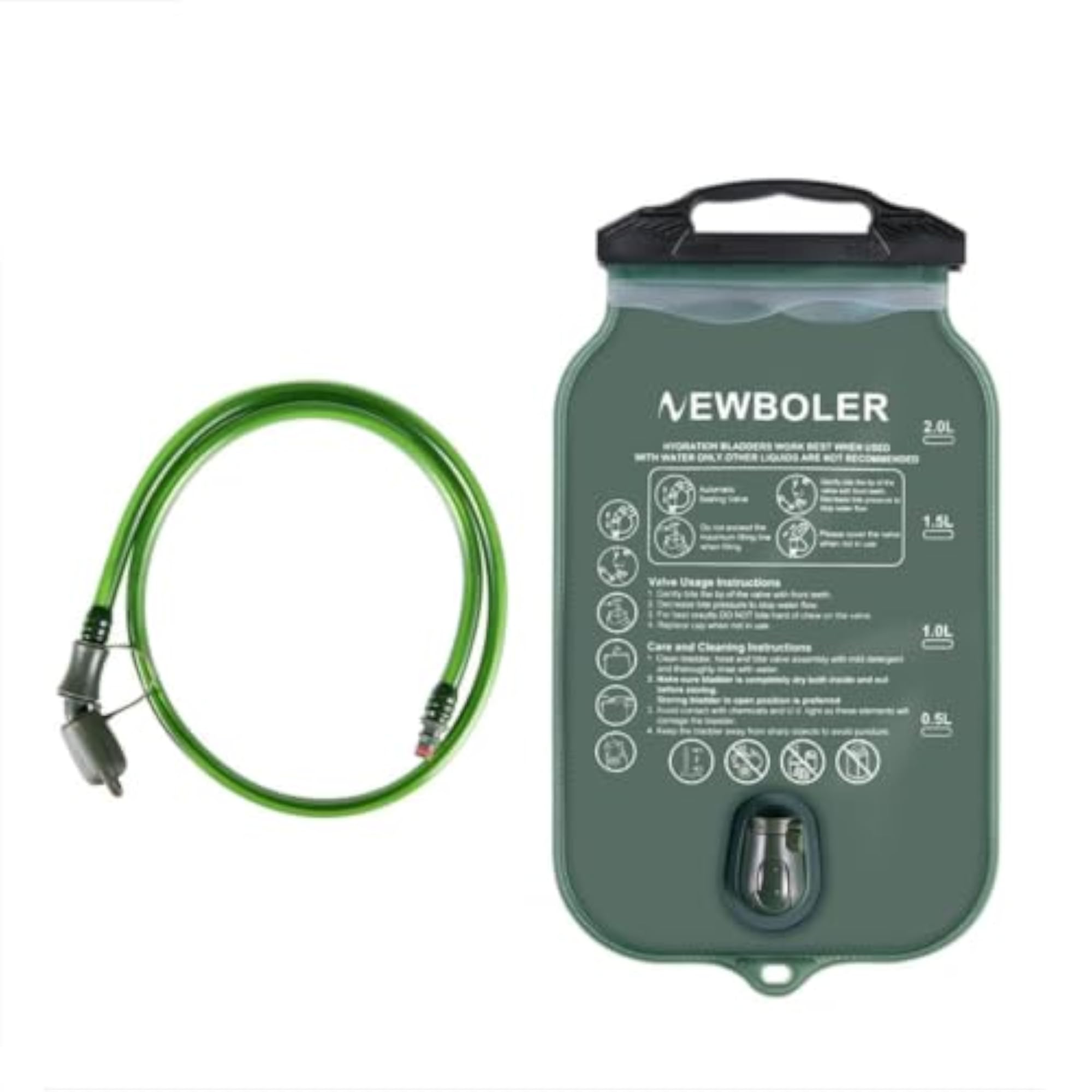Leak-Proof Hydration Bladder, Leakproof Water Bladder with Tube