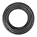 Shirbly Solar Panel Wire - 80FT Black Tinned Copper Wire, 10AWG (6mm²) PV Wire Solar Extension Cable for Outdoor Automotive RV Boat Marine Solar Panel - Black (10AWG 80FT)