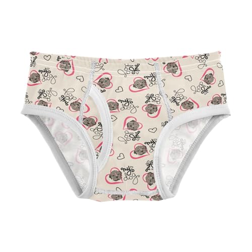 Cotton Little Boys Briefs Soft Cute Bulldog Toddler Underwear