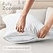 Set of 12 Pillow Protectors with Zipper Standard Size - 100% Resistant to Stains, Dust & Dirt - Washable Covers for Increased Pillow Lifespan