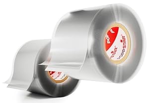 Poppstar Silikonband 2 Rollen Grau 38mm