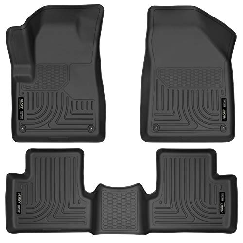 Husky Liners Fits 2014-15 Jeep Cherokee Weatherbeater Front & 2nd Seat Floor Mats