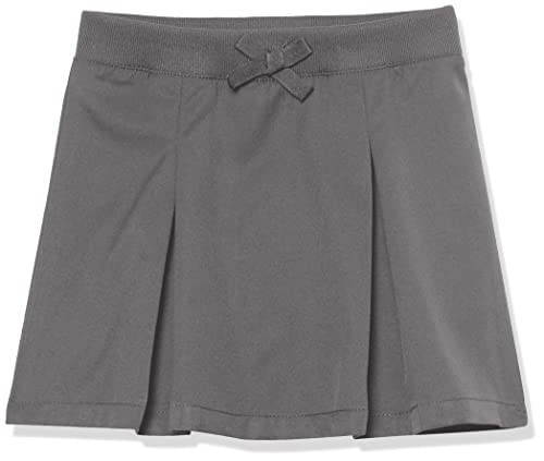 Jupe plissée grise fille 10 ans avec short intégré style kick pleat scooter