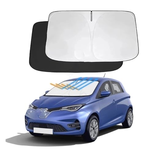 Sunshade front rear window visor coche Renault Zoe 2013-2023 parabrisas 2