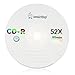 Smartbuy 100-disc 700mb/80min 52x CD-R Logo Top Blank Data Recordable Media Disc