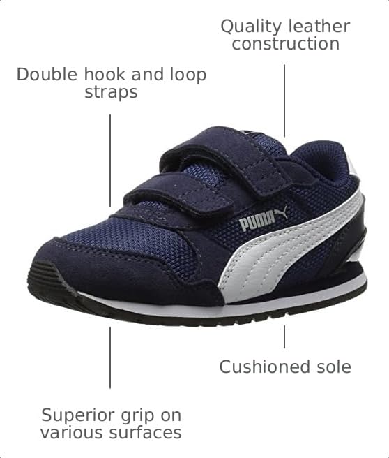 Image of Puma Unisex-Child St Runner Hook and Loop