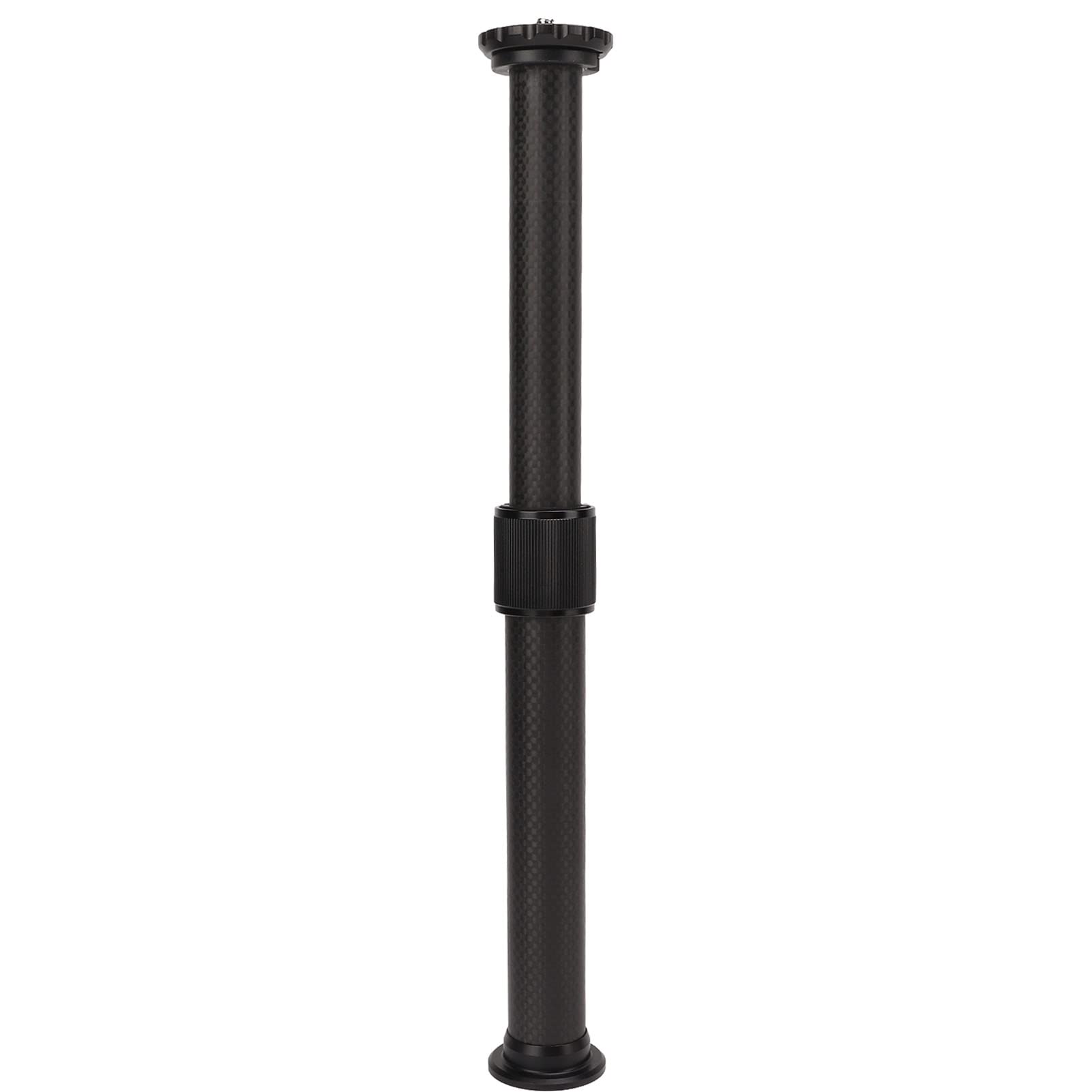 Varilla de Extensión de Trípode de Fibra de Carbono, Poste de Extensión de Trípode Tubo de Extensión de Trípode de Columna Central de Fibra de Carbono de 2 Secciones, Accesorio