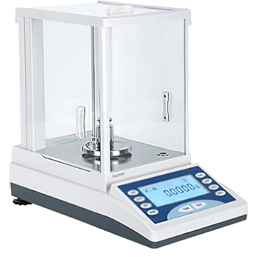 Deerou�������d�q�͂��� �f�W�^���X�P�[�� ���͓V�т� �������d�q�V�т� ���͓V�� �J�E���g�@�\�A�t���f�B�X�v���C 0.1mg/0.0001g RS232C�C���^�[�t�F�[�X �v�ʎM���@80mm ������/�w�Z/��ΓX/���/�H�ƌv�ʗp ���h�t�� (FA-