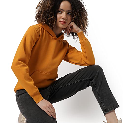 Image of Campus Sutra Women cotton Premium Zipper Hoodie-Grey