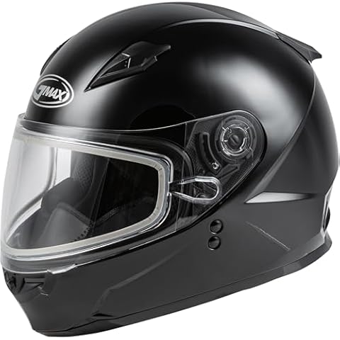 GMAX Youth GM-49Y Snow Helmet w/Quick Release Buckle (Black, Youth Large) - FMVSS 218 Approved Cover