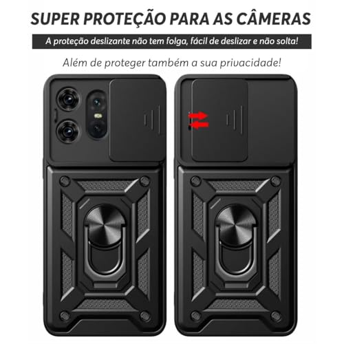 Capa Capinha Case Compatível com Motorola Moto Edge 50 Pro - Protetora Resistente Durável Anti Impac
