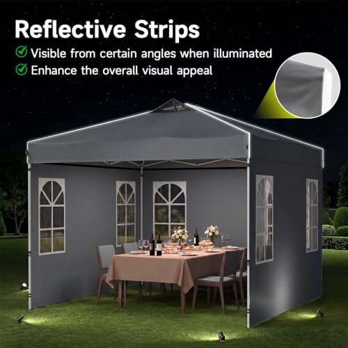 Image of Tangkula 10x10 FT Pop Up Canopy with Center Lock