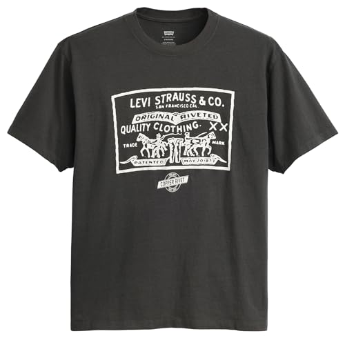 Levi's T-Shirt Graphique, Coupe Vintage, pour Homme, 2 Horse Pull GD Pira, S