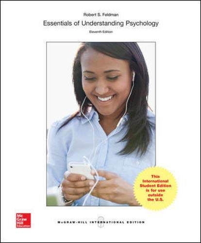 Essentials of Understanding Psychology, 11e 1259255786 Book Cover