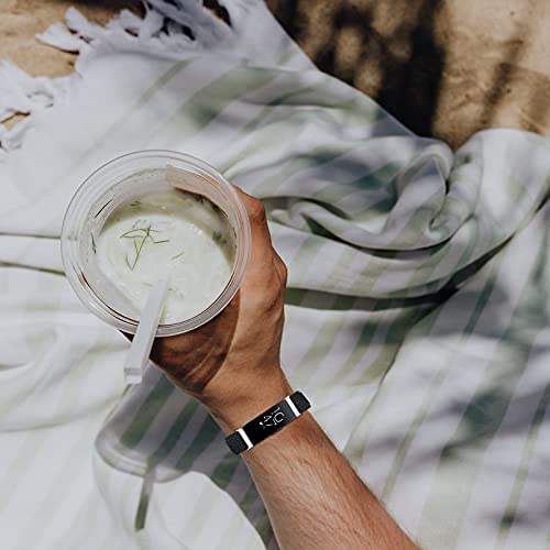 【Pacote com 2】Pulseira elástica compatível com Fitbit Inspire 2/Inspire/Inspire HR, pulseira de subs