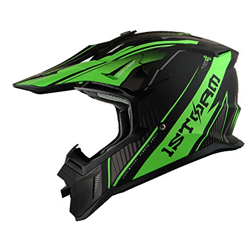 1Storm MX Helmet H637 Storm Green