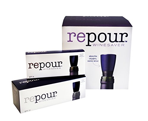 image for Repour Wine Saver - Wine Preserver and Stopper - Removes Harmful Oxyge