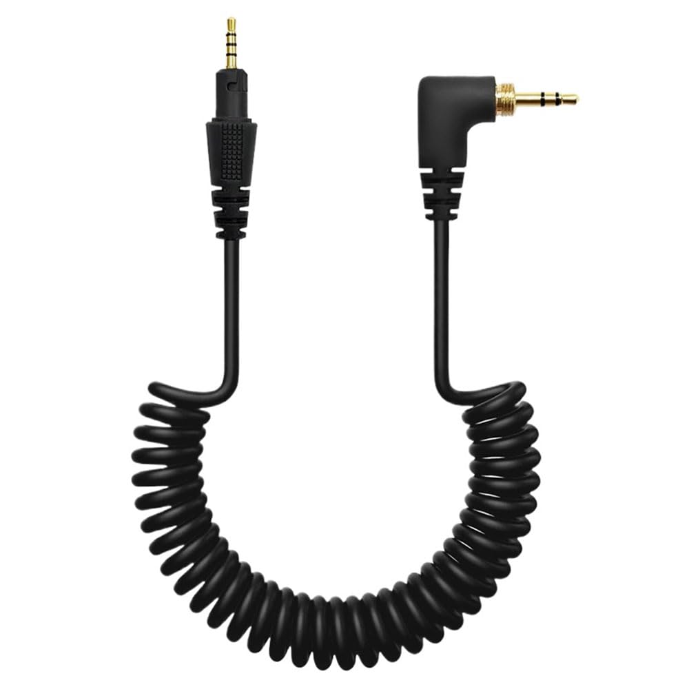 Câble audio pour Pioneer DJ HDJ-CUE1 HDJ-X5 HDJ-X7 HDJ-S7 HDJ-CX Casque, 3,5 mm à 2,5 mm Câble rétractable à ressort, avec 6,35 mm Adaptateur (1,2~2m)