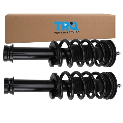 Image of TRQ Front Shock & Spring Assembly Set Compatible with 2014-2019 Tesla Model S