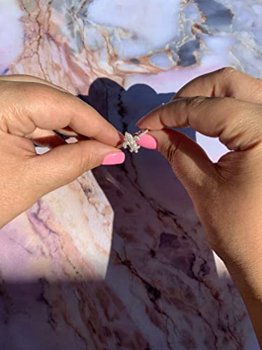 Silvercloseout Sterling Silver Cz Fleur De Lis Ring - Size 8 #TOP4