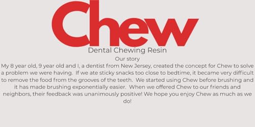 Image of Chew Dental Chewing Resin, Anti-Cavity Formula for Kids, 24 Tabs