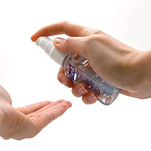 Purell Advanced Hygienisches Händedesinfektionsmittel, 60Ml Pumpflasche X 24 Mit 2 X Purell Personal Gear Einziehbarer Clip