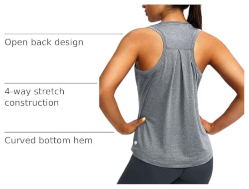 Image of G Gradual Women's Workout Tops Racerback Athletic Tank Tops