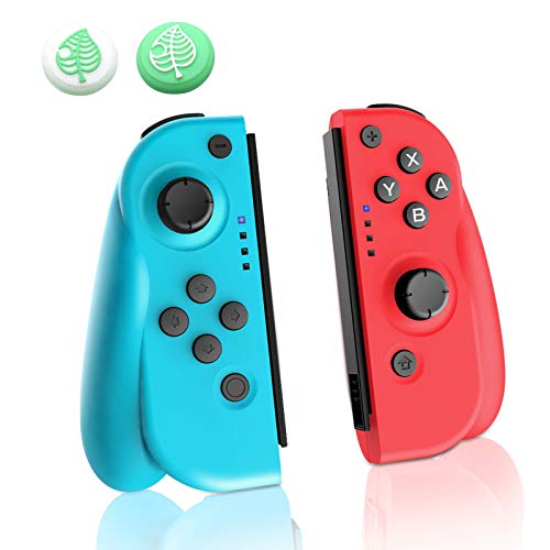 JOYSKY Mando Inalámbrico para Nintendo Switch, Set de 2 Joy con de...