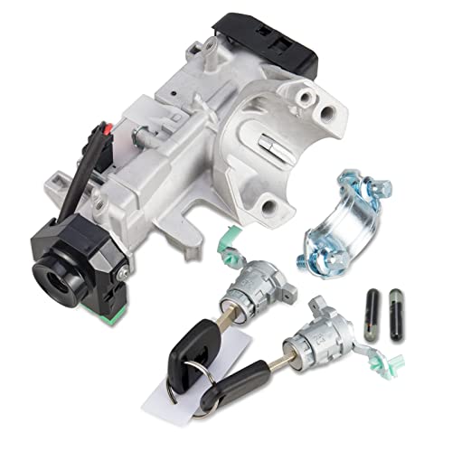 Ignition Switch Assembly & Left/Right Door Compatible With Honda Civic Accord Crv W/ 2 Keys Replace Oe# 35100-Sda-A71, 06350-Saa-G30 (No Anti-Theft Module) #TOP1