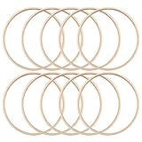 aros de flores dibujo No se decolora: El color natural del bambú crea una atmósfera de alta calidad, es duradero, no se decolora fácilmente.