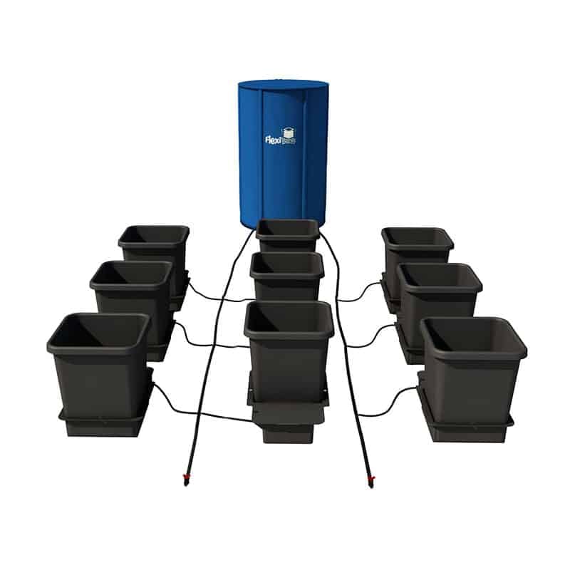 Happy Hydro AutoPot 1Pot Systems, 1-100 Pots (2.2g, 9 Pot with Reservoir)