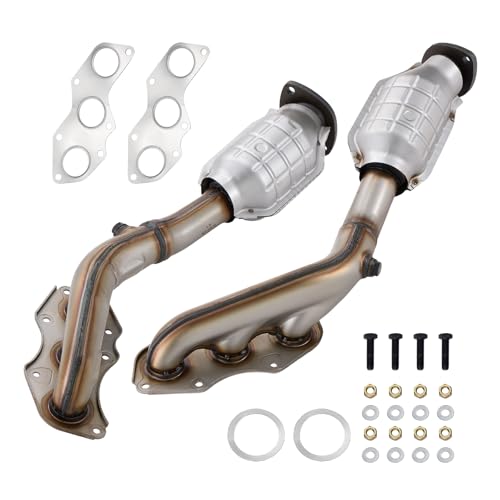 BDFHYK 2-PC Left and Right Exhaust Manifold Catalytic Converter with