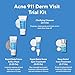 Murad Acne 911 Derm Visit Kit - Travel Ready Acne Fighting Trial Kit - Sulfur Mask, Clarifying Cleanser, Spot Treatment, Deep Relief Treatment