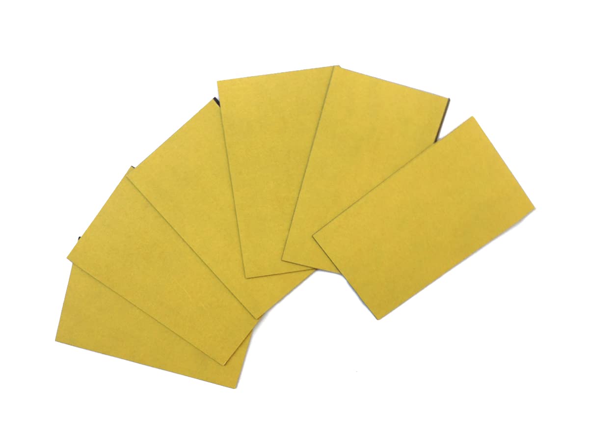 Feuilles d'aimant flexible avec adhésif pour photos et travaux manuels. Manutips rectangulaires de 0,6 mm d'épaisseur et faciles à découper. 6 aimants de 100 x 60 mm