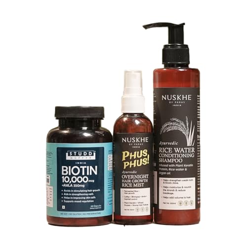 NUSKHE BY PARAS Inside Out Hair Care Combo, 0.42 Kg