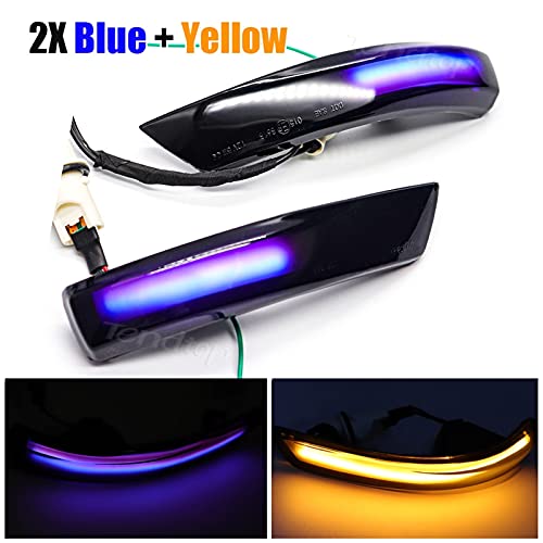 Flowing LED Dynamic Turn Signal Light voor Ford Focus 2 3 MK2 MK3 MONDEO MK4 Side Wing Achteruitkijkspiegel Indicator… - Image 3