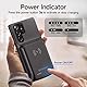 NEWDERY Akkuhülle für Samsung Galaxy S22 Ultra 10000 mAh Ladehülle, wiederaufladbar Ladegerät, tragbares Powerbank Backup-Ladegerät für Samsung Galaxy S22 Ultra Schwarz