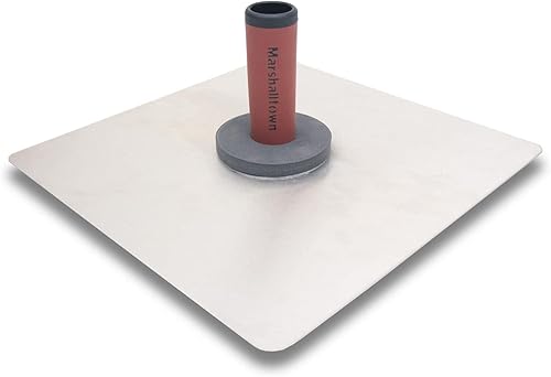 MARSHALLTOWN Hawk, hoja de magnesio de 8 pulgadas, incluye preventor de callos y mango DuraSoft, mampostería, paneles de yeso, fabricado en los